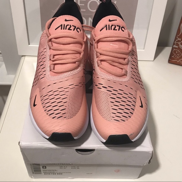 nike air max 270 flyknit pink